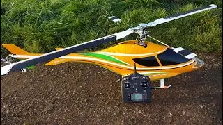 Erstes Abheben Align T Rex 700E flybar F3C, first hover !