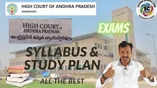 AP High court exam syllabus and preparation plan