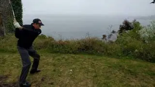 Lincoln Park Golf Course - Hitting Into Ocean