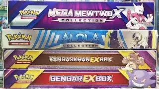 THE NEW ALOLA BOX! OPENING 4 RANDOM POKEMON COLLECTION BOXES!!