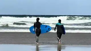 4KScenery,A great place for surfing, good children fighting with huge waves,Waratah Beach,Sand Point