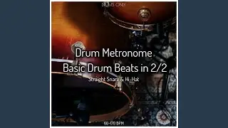 130 Bpm Basic Funk 2/2 Drum Beat