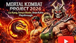 Mortal Kombat Project Solano Edition(2026) & Liu Kang |Sonya Blade  Playthrough 