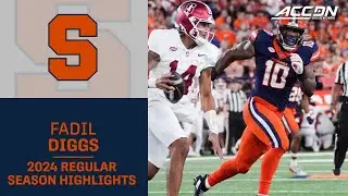 Fadil Diggs 2024 Regular Season Highlights | Syracuse Defensive Lineman