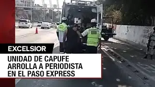 Atropellan a periodista mientras cubr&iacute;a un hallazgo en el Paso Express