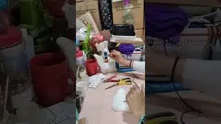 Making The 7 Color (Rainbow) Yarn Tassel Earrings!
