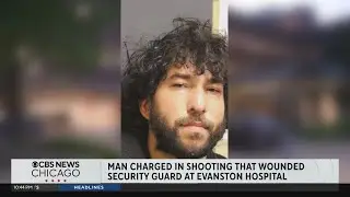 Man charged with shooting security guard, biting another at Evanston hospital