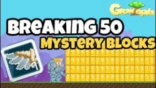 Growtopia | Breaking 50 mystery blocks