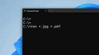 Изменить расширение сразу нескольких файлов.
