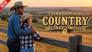 Relaxing Country Music 🍃 Soft Acoustic Country Vibes for Stress Relief