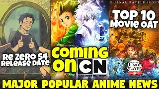 Finally New Anime on Cartoon Network! | Demon Slayer in Top 10 Movies | Re Zero Season 4 | Sam Boy