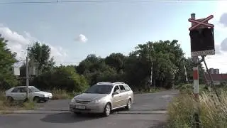 Železniční přejezd Mělník-Blatecká #2 [P3002] - 6.8.2014 / Czech railroad crossing
