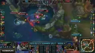 Origen vs Fnatic - Baron Teamfight
