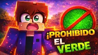 MINECRAFT, pero NO PUEDES TOCAR el COLOR VERDE...
