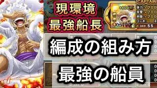 【トレクル】現環境 最強船長 心ニカ ルフィ 編成の組み方 最強の船員を徹底解説！！【トレクル11周年】【OPTC】【One Piece Treasure Cruise】