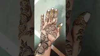 Monika mehandi design##back mehndi design##mehandi design##shorts video