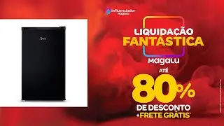 Frigobar Black Edition Preto 124 Litros Midea