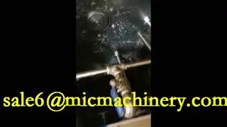 Glass bottle washing and labels remove machine