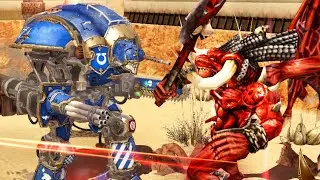 Imperial Knight vs Bloodthirster of Khorne - Dawn of War II: Codex Edition 2024