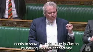 DLUHC OPQs: Giles Watling MP Demands Funding for Local Buses