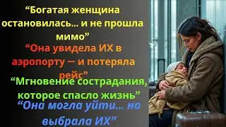 Она спешила в аэропорт… но, увидев бездомную с младенцем, изменила две судьбы