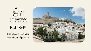 Estudio en Dalt Vila con vistas al puerto ref 3649