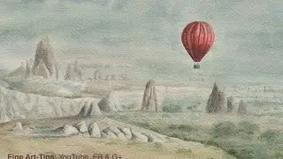 How to Paint a Hot Air Balloon in Watercolor