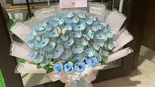 Buket Uang 2 Juta Model Contong Es Krim! 40 Lembar kak🍦💸✨ #money #moneybouquet
