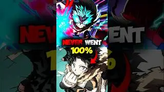 Why Didn't Deku Go 100% in MHA Season 8? #anime #manga #mha #myheroacademia