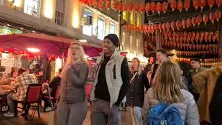 GERRARD STREET in London Chinatown on Saturday Night! (2022) Walking Through