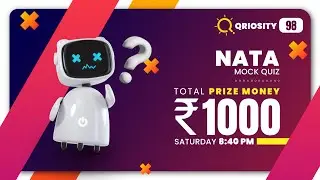 QRIOSITY QUIZ 98 | ARCHITECTURE MOCK QUIZ | NATA MOCK | ARCHITECTURE ENTRANCE EXAMS #barch #nata