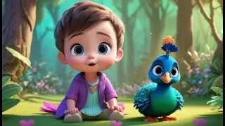 The Crying Peacock Lost a Feather | Nursery Rhymes for Kids & Baby Songs