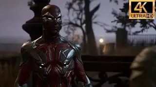 Gotham Knights Robin Gameplay Batman Beyond Style Suit Hard Difficulty (4K)