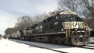 NORFOLK SOUTHERN GE AC44C6M Southbound Grain Train