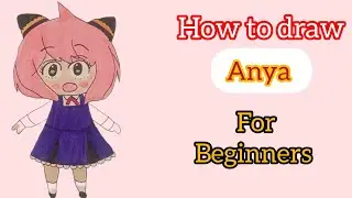 How to draw anya from ( Spy family) for beginners step by step drawing #trending 