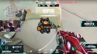 Shroud Reacts to Poach's INSANE 1v4 Clutch Against SEN