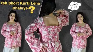 Meesho short kurti ka real review | fabric, fit aur quality honest review | 21/365 days challenge.