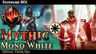 Mythic Mono White Humans in STANDARD | MTG Arena | Deck Tech and Gameplay!!