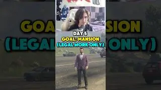 Day 5 of making enough money to buy a Mansion only using legal work! GTA Online #gtav #gta5online