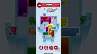 Drop Away level 123 Walkthrough #dropaway