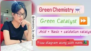 Green Catalyst || MSc CHEMISTRY organic special #organic #acid #basic #oxidation #catalyst #study