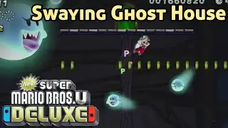 Swaying Ghost House Secret EXIT Walkthrough | New Super Mario Bros. U Deluxe Guide
