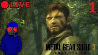 🔴 Live - Metal Gear Solid 3 Sneak Eater #1
