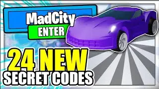 ALL *24* NEW SECRET OP CODES! Mad City Roblox