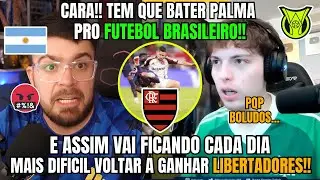 MIDIA ARGENTINA REAGINDO E LOUCOS COM FLAMENGO BATENDO E FRENTE COM PSG E BATE PALMAS !!