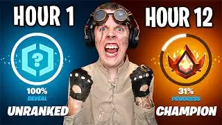 I Tried To SPEEDRUN Fortnite Ranked In Season 3... (BAD IDEA)