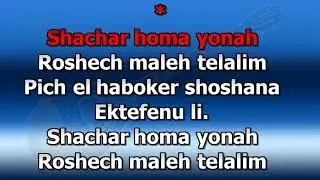 EREV SHEL SHOSHANİM ♫ ערב של שושנים ► KARAOKE