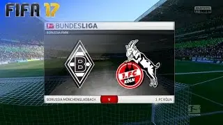 FIFA 17 - Borussia M&ouml;nchengladbach vs. 1. FC K&ouml;ln @ Borussia-Park