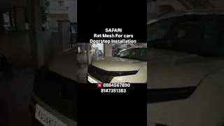 Tata Safari | Rat mesh for cars | Doorstep Installation | ☎️ 8884567890 / 8147351383 #car #ratmesh