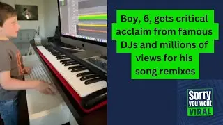 6 year old music prodigy Miles Bonham goes viral on TikTok for his song remixes